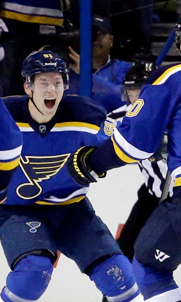 Blues whip Wild 4-1, even series at game apiece